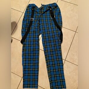 Hot Topic Women's Plaid Suspenders